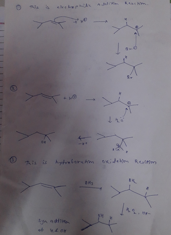 Aeschm. A Jelihon elechophilr This И + 3 о 3 oxidahm Rsm This is H3 ot