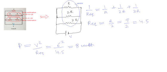parallel combination 2-R. Re R22e series combination 2 R 2. 2- 2 2