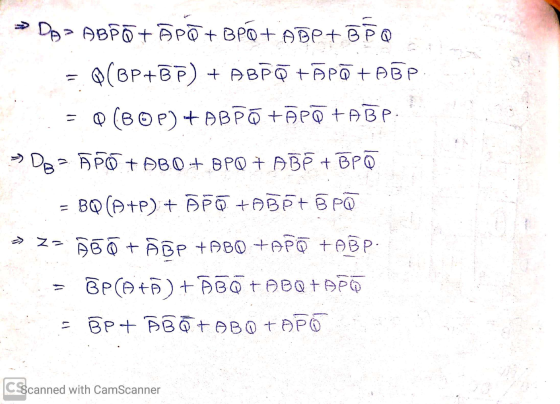 Dp> ABPO+ Po + Bp@+abet BĘ O = Q(BP+BP) + ABPQ +ĀPO+ABP = Q (BOP) + ABP təPO PABP: > Da = PO + ABO+ BPQ + ABē + BPO B(AP)+ ĐP