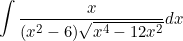 du (2-6) x4 – 12x2