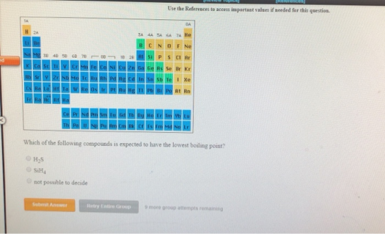 Rellences Use the References to access important values if needed for this question. 3A 4A SAA 7A Na Mg se 4B 5B 6 78 98 1028