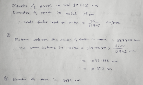 ot i real 1 2 742 Km en.rrrn in าท0deL 35e/Va Diameter d 12 42 0 Dis tonre betひve em dne cender Aeo.tntorneon is 3849oole m 35 om The sanne dio tarn ce in Yn 6de1# 389400 km χ 127 2km ” --878 enn 10-559 ,m Meom S 31