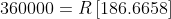 360000 = R186.6658