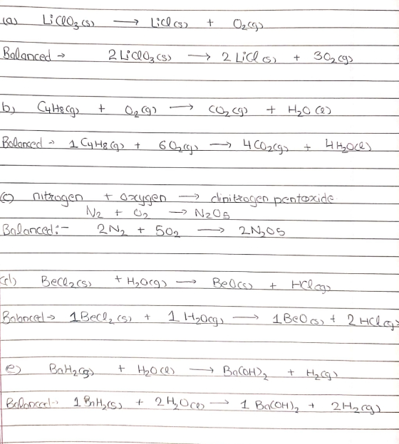 la CCIOZ (8) - Lillcs + 0259) Balanced - 2 L%02(S) 2 Liceo) + 302 (9) by Cyhę cg) + 0,91 - CocgH2O 60 Bolanced - 1 Cy Hq (q)