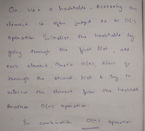 On oinhnough each elenenthato (,o No. to noh per a on conb in ation O(n