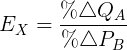 ΔQA Ex =%APB