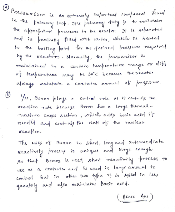 Pressurizer is an extremely 3 extremely important found important component in the primary loop. Its breimarey ozety is to m
