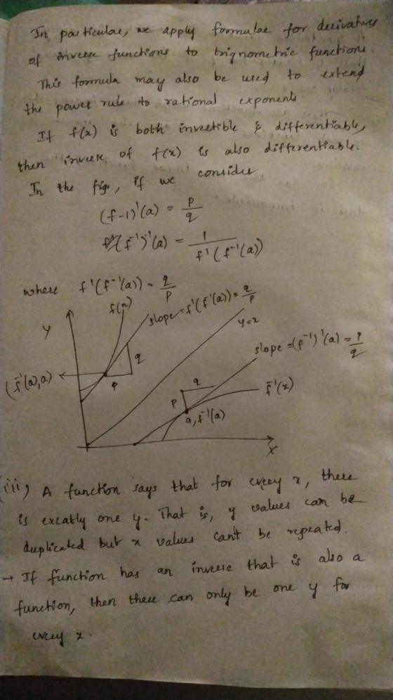 In particulae, we apply formule for duivatics of inveese functions to trignomitic functions This formula may also be used to