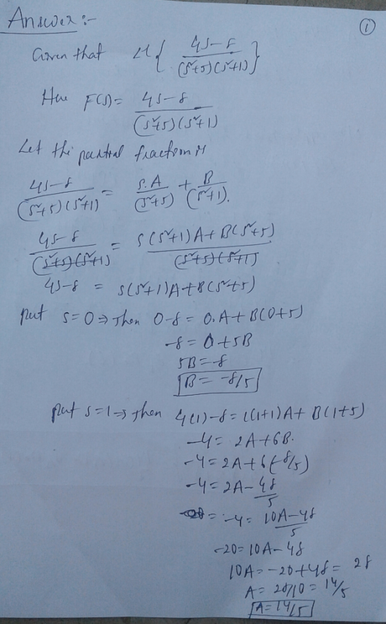 Anwa ara that Hu F) 4- Let thi nustid fatom 41- CG) sc041)AC) S41ATCSr) fut s=0ラhen 0-d-0.At BC0+5) fut s-1ラナhen 4u)-de Llit1