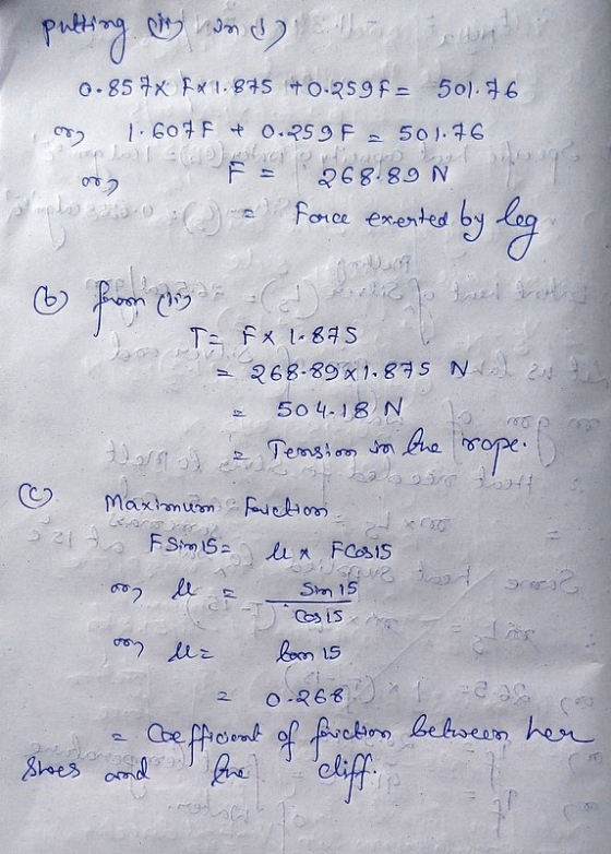 o.85 K. g75 o.259 F= 501.6 1 60 F o.2S9 F 50 1.76 17 N G8 896 Coo O Force exerted T2 FX87S 268-89x1. 87 S N 2 9 50 4.18 N Max