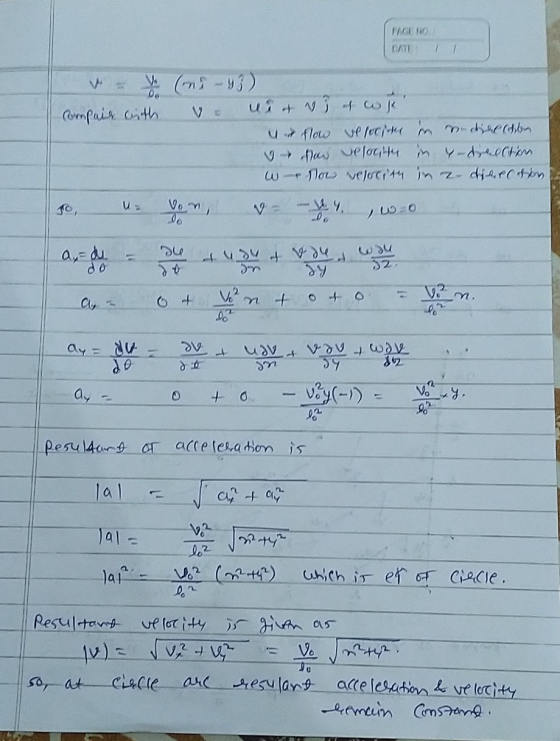 WONO ATT 1 compair with vo Win 8 7 4 whe a flow ve forp in how velocity in y w-how velocity in a dideldilen direction diversi