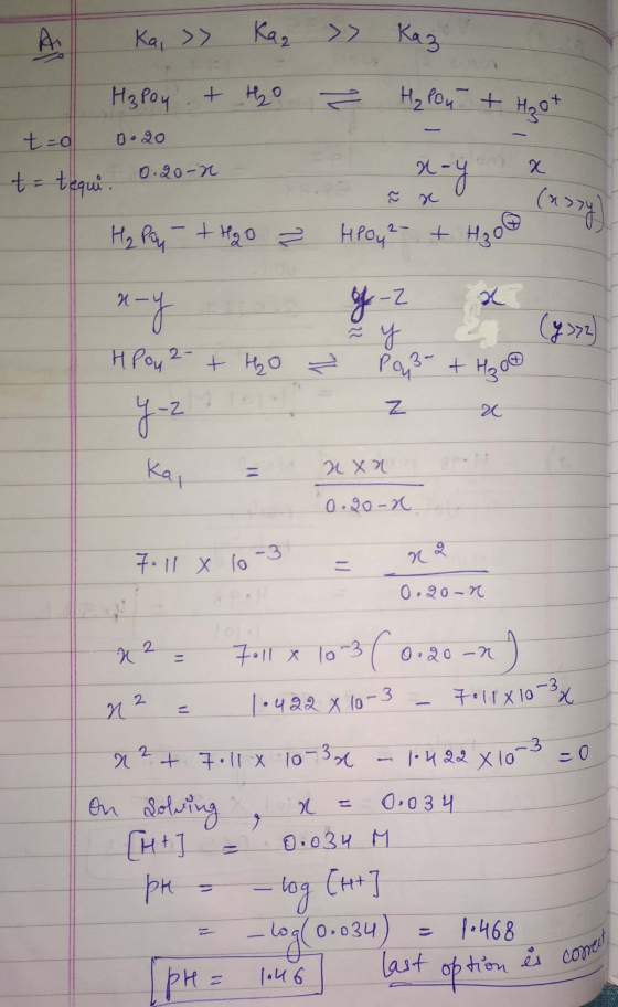 A. 55 к. Ka >> Ка, Hapoy it to р. 30 h H₂ pont Hoot t= - Ч Течна и 0.80-х exo H, у — + Мао е нео4*- + Ho® 4-7 х * HPov 2- + H