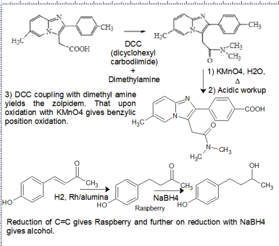 الللللللللللللللللللللا H3C -CH3 H C DCC (dicyclohexyl carbodiimide) COOH --CH Сн o 1) KMnO4, H2O, Dimethylamine 2) Acidic wo