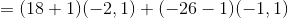 ( 18 -11-21)+(-26-11-1.1)