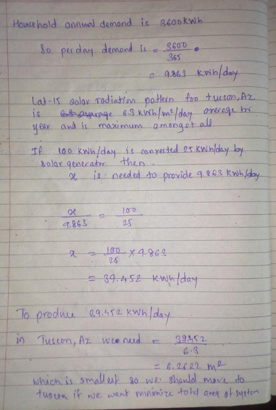 Howre hold onnwal demand is s6obknlh So, per day, demord-Is . Scoo 365 ear and is maximaunm aman Ilolaldo.knat/dattie-conyerd