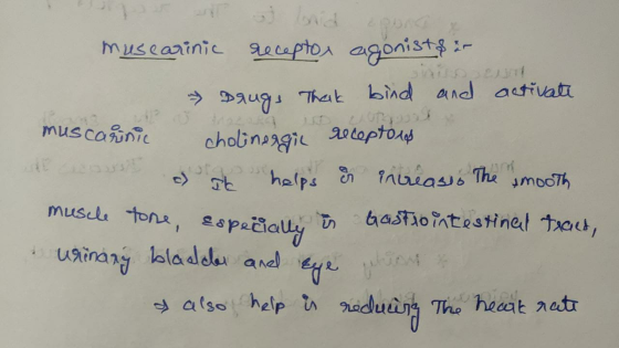 muscarinic receptor agonists ar Drugs That bind and activate muscarinic cholineagil receptors а ) t hеlрѕ a thias. Thе ѕmоот,