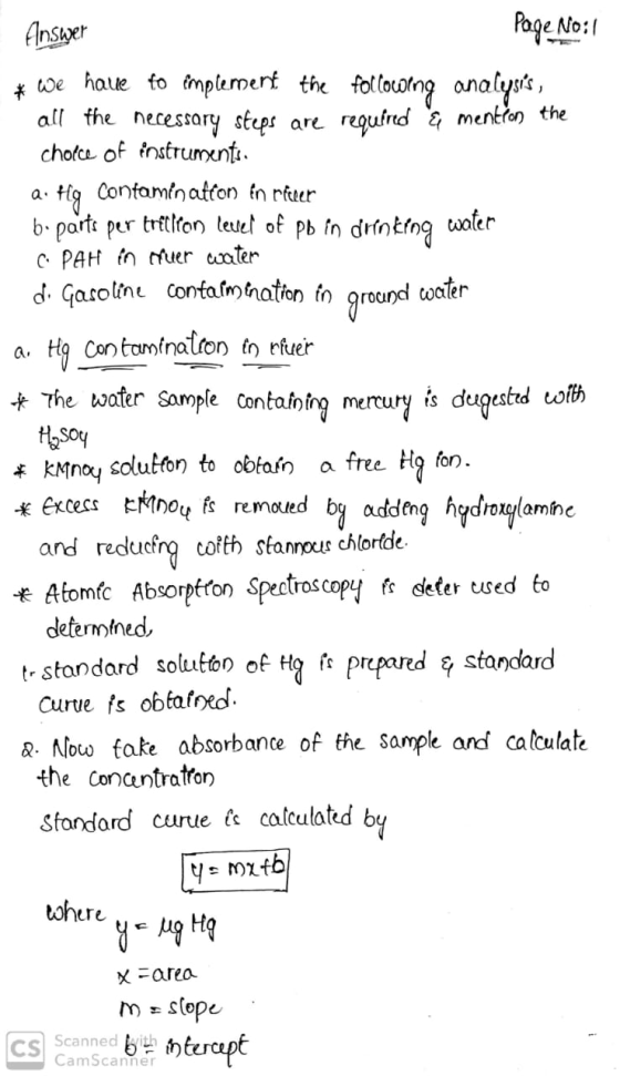 Answer Page No:1 * We have to implement the following analysis, all the necessary steps are required & mention the chorce of