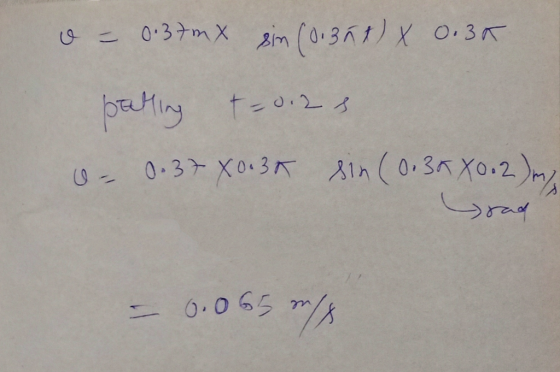 9 - 0-3 mХ зіт (0-31 х 0.3 putting t=0,2 s (0, 03h00 31 31A( 0 3 10.2 - rad 6. 065 m/s