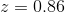 q=0.86