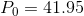 Po = 41.95