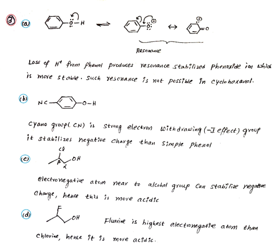 Resonance Loss of from Phenol produces resonance stabilized phenoxide im which is more stable. such resonance is not possible