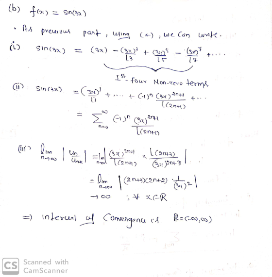 (b) frous Sin (32) As D precious دان part, using (*) , we can unite. (37) - (321)3 + (3005 13 15 sin(3x) Bu (3707 tu... 17 J1