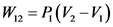 W2 = P(V2 -V)