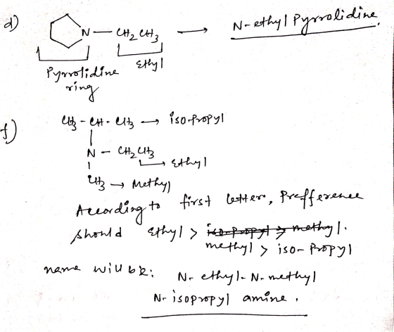 I purrolidine. Noethyl Pyrro N . CH₂ CH₂ Pyrrolidine Ethy Pring Uz -CH-Cha is a propyl N - CH₂ Ut I c Ethyl rut Methys Accord