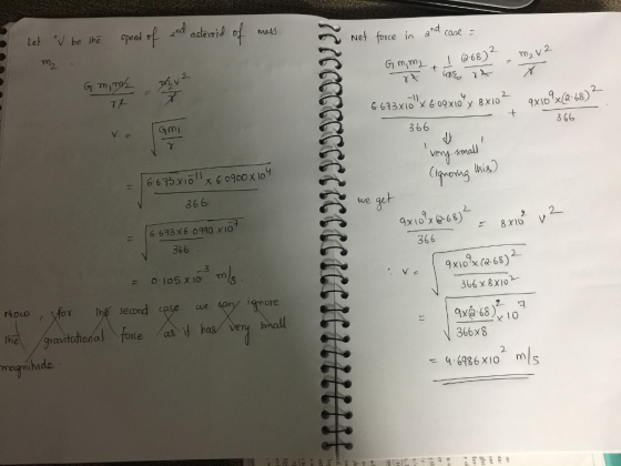 let V be lh peed an aclemid of mats Net force in and care : 2- イ ㄒ 366 3 66 ㄚ vens sm all 36 6 we qet 6.693x6 0990 xIO 366 36