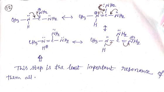 WHO 112 en een PNte Nite A Corte H Н 4 Ň He exty N = e-With This step is the least important resonance of Whe Chry 4 - With