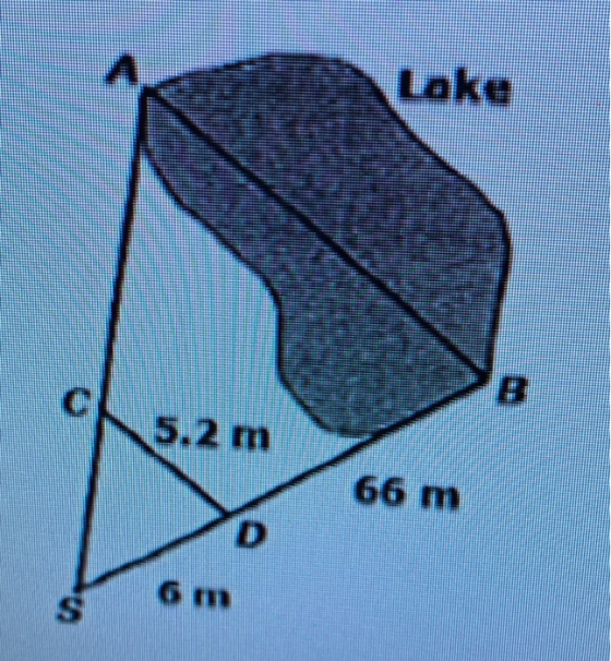 Lake 5.2 m 66 m D 6 m