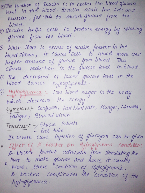 OThe funcion of Insceulin is to contol the bloodt Plucoce level in the blood. Insulin alerts the ver and Muscl at cells to ab