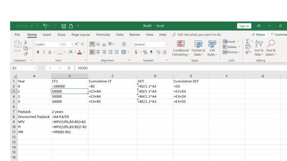 Book1- Excel AutoSave Off Sign in Share Comme- File Home Insert Draw Page Layout Formulas Data Review View Help Tell me what