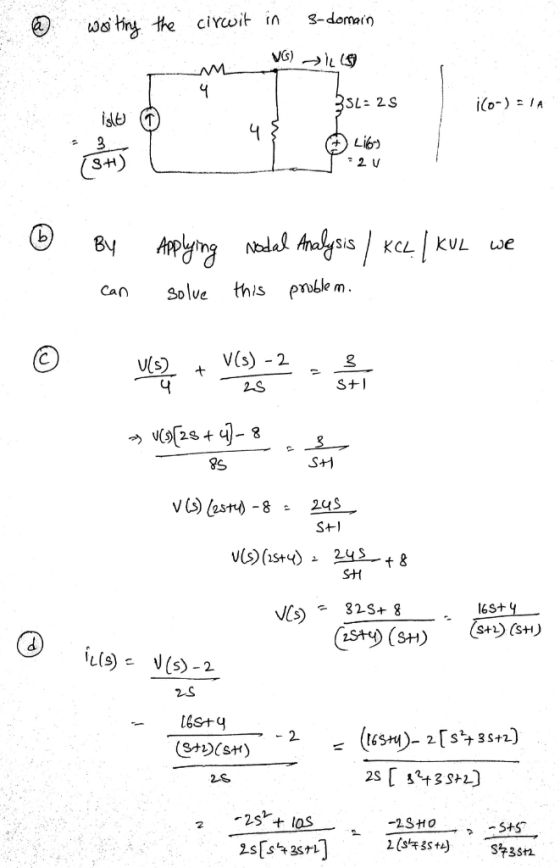 o cirwit in 3-domain im NG ILLO 3 SL-25 ilo-) = 1A Isle ☺ uŹ 2V - I By can Applying solve Nodal Analysis / KCL | KUL we this
