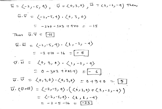 น = <-2, -, 4), ปี,20,3,6} , = (1, -1, -1) - น. บ 1-2, 5, 1) : 28, 3, 0) - 2 x 6 - S3 + 4 X 6 - 1 Thus น. - -IS น. มี (-2, 5,