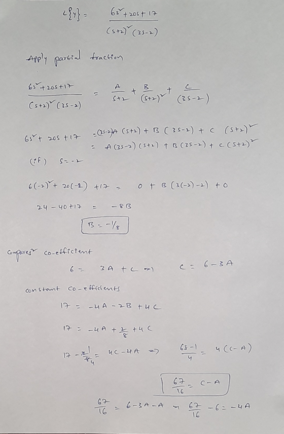LP 65 +20st 17 (ST2) (35-2) Apply partial traction 65 +20st 17 (Sta) (35-2) 2 st17 (3-27A (5+2) + B (35-2) + c (Sta) = A (352