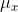 \mu_x