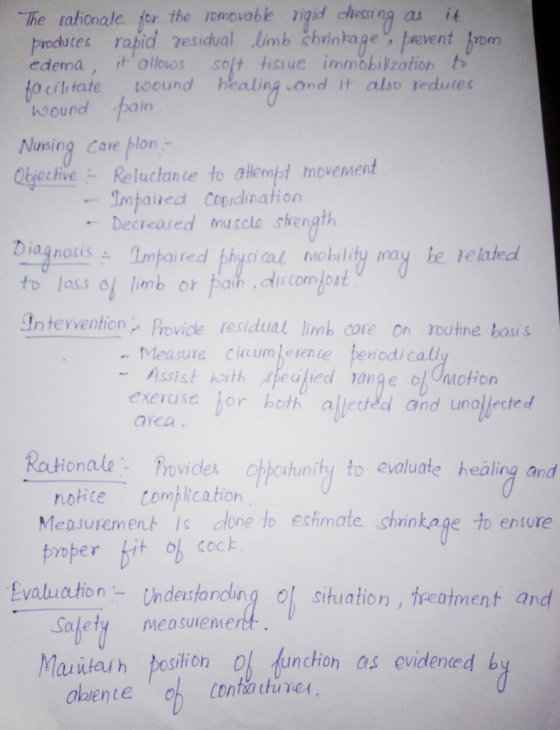 he rationale for the romovable rigid chesi ng Podutes rapid zesidual limb chinkagepevent from as it edema , i allows solt tis