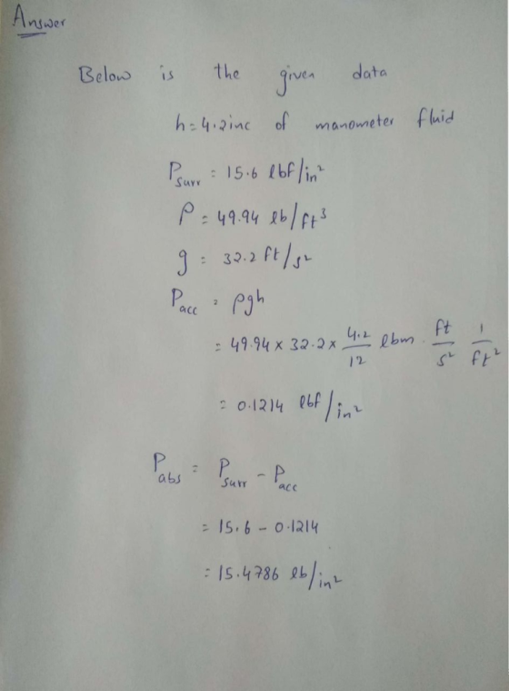 Belos is the ive data h:4.ineo manouneter fuid In AYY : 32.2 ft aaCC ft Ft 20-1214 abs Surr ace