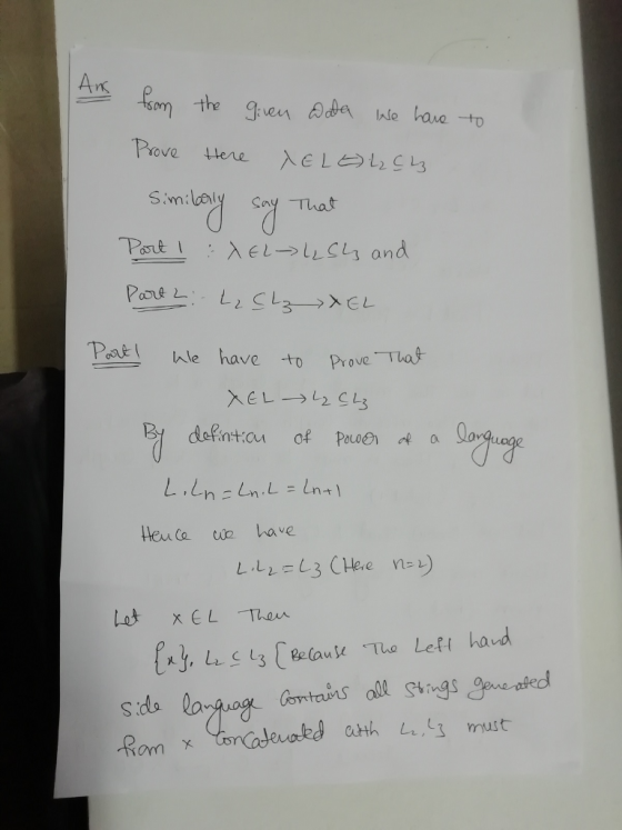 A om the gven de We hava to Prove Here NELOLC3 That Port :NEL--S and Part LL3 >EL Peat We have to Prove That MEL2C43 Aafintia