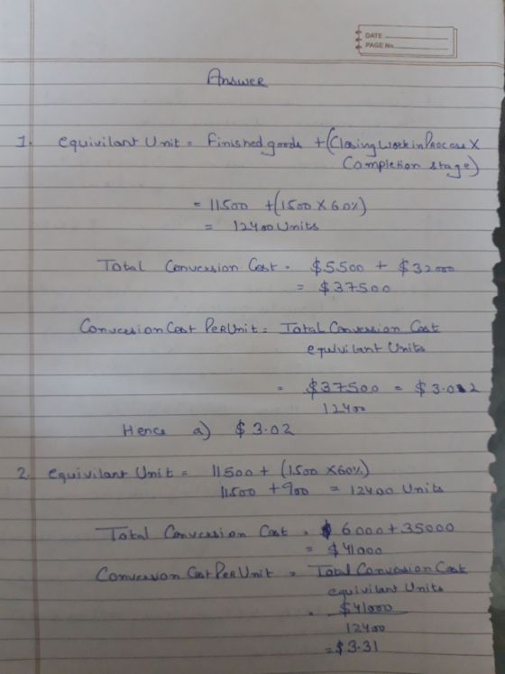 DATE PAGE 1 leian ta . oz) equivilant Unita 6oaat3Saoo Lo silant Unit 24 $3.31