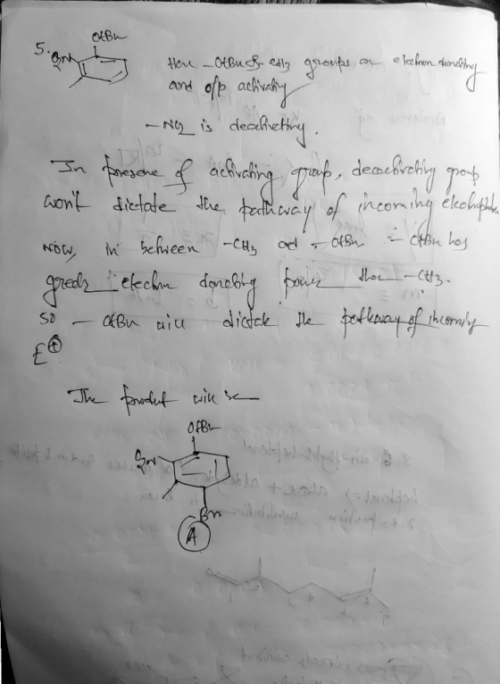 DEMUR of Bu Her _OtBuf et groups an elechnen deneling and opp activating ~Ng is deaktretry. In presence of activating group,