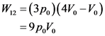 W2 = (3p.)(4V, -V.)
=9p.