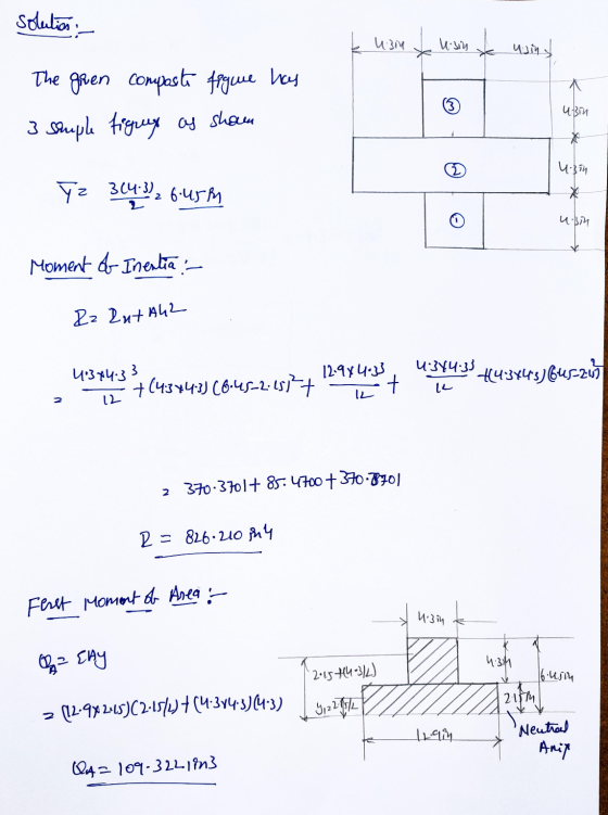 Scution и зім to in te uang The giren composte figure has 3 sample figury as shown (3 ubin u Bin Yz 314-326-45m u bin Moment