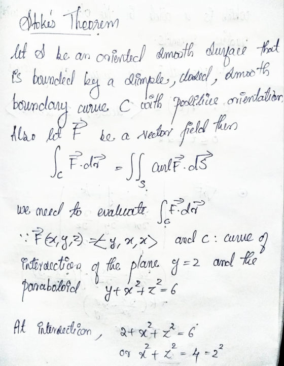 Perlebice orientation litokes Theorem let o be an oqſented amooth durface that is bounded by a dimple boundary Also led Ê be