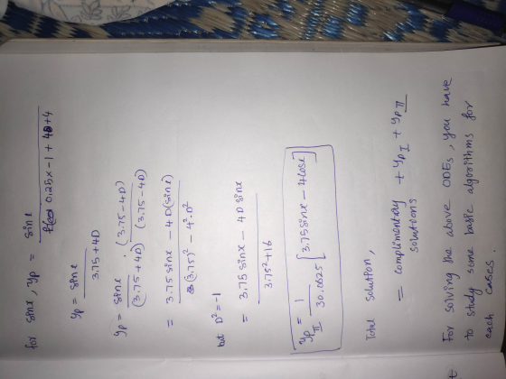 dh xuss eof sine kleal 0,25x-1 + 40+4 Up = sine 3.75 +40 gp= sine (3.75-4D) (3.75 +4D) (3,75-4D) - 3.75 sinx - 4D(sine) B (3,