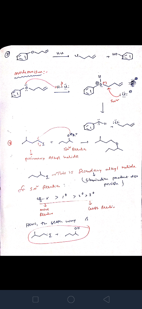 o grano wy, ima mno@ mechanism: @ Lázarote SN Reeulis Alky holide primary M atthis is secondary alkyl nelice . (olemination p