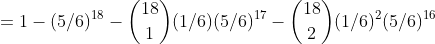 -1- (5/0)s – (18)(1/6)(5/6)r - (18)(1/6)°(5/6)ས