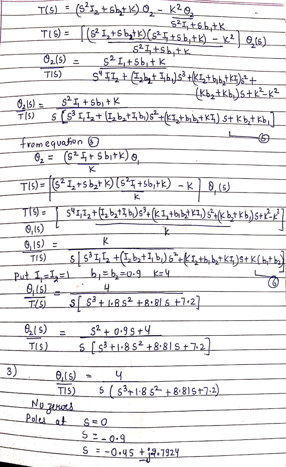 TIS) K²O₂ (s?Iz+sbat 15) Q - K? S2I, tsb, tk TIS) = | (82 1,75 by+E)(52 5+5b4+k) – K2) (5) 52 L +sbytk 02(5) 52 1,+sbit k SI