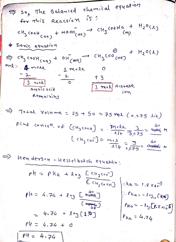 so. The Balanced chemical equation for this Reaction is CH₂ cool cag + Naomlar, Ctz Coonaat coona + H₂ores (aq) - H2004) * Io